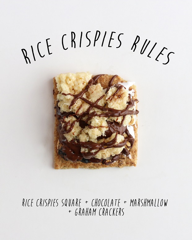 Rice Crispies Rules S'more