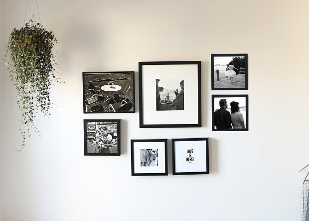 Get the Look: Create a Classic Black-and-White Gallery Wall