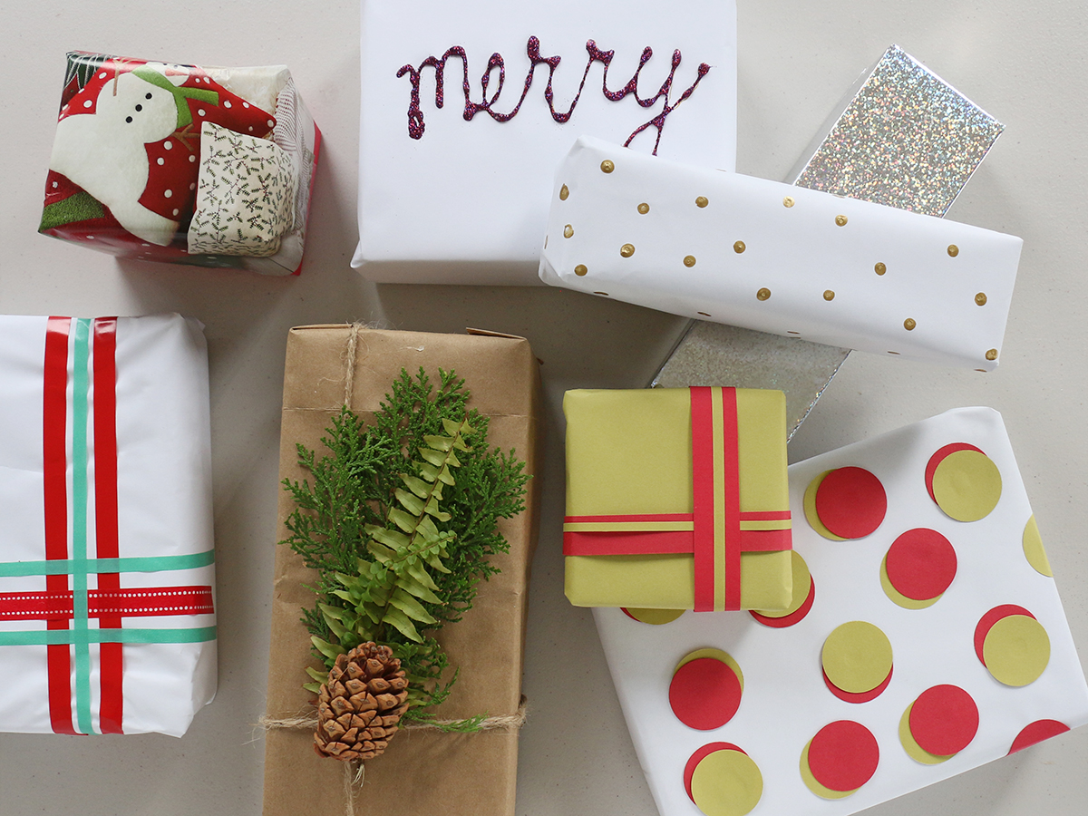 Affordable, Creative Holiday Gift Wrap Ideas