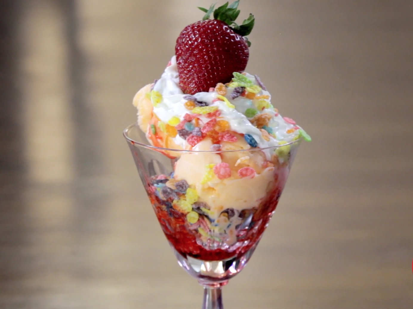 Fruity Ice Cream Sundae