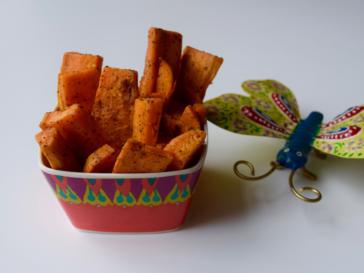 Sweet potato fries after-school snacks