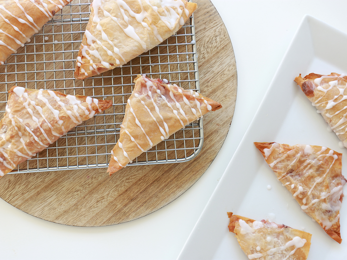 Cranberry Phyllo Turnovers