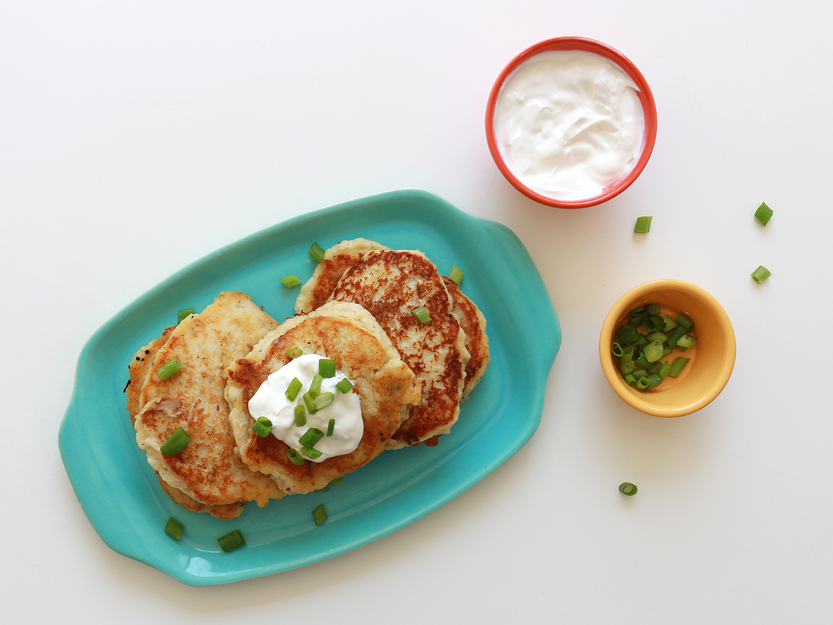 Mashed potato pancakes