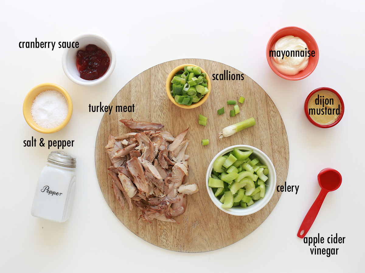 Turkey salad ingredients
