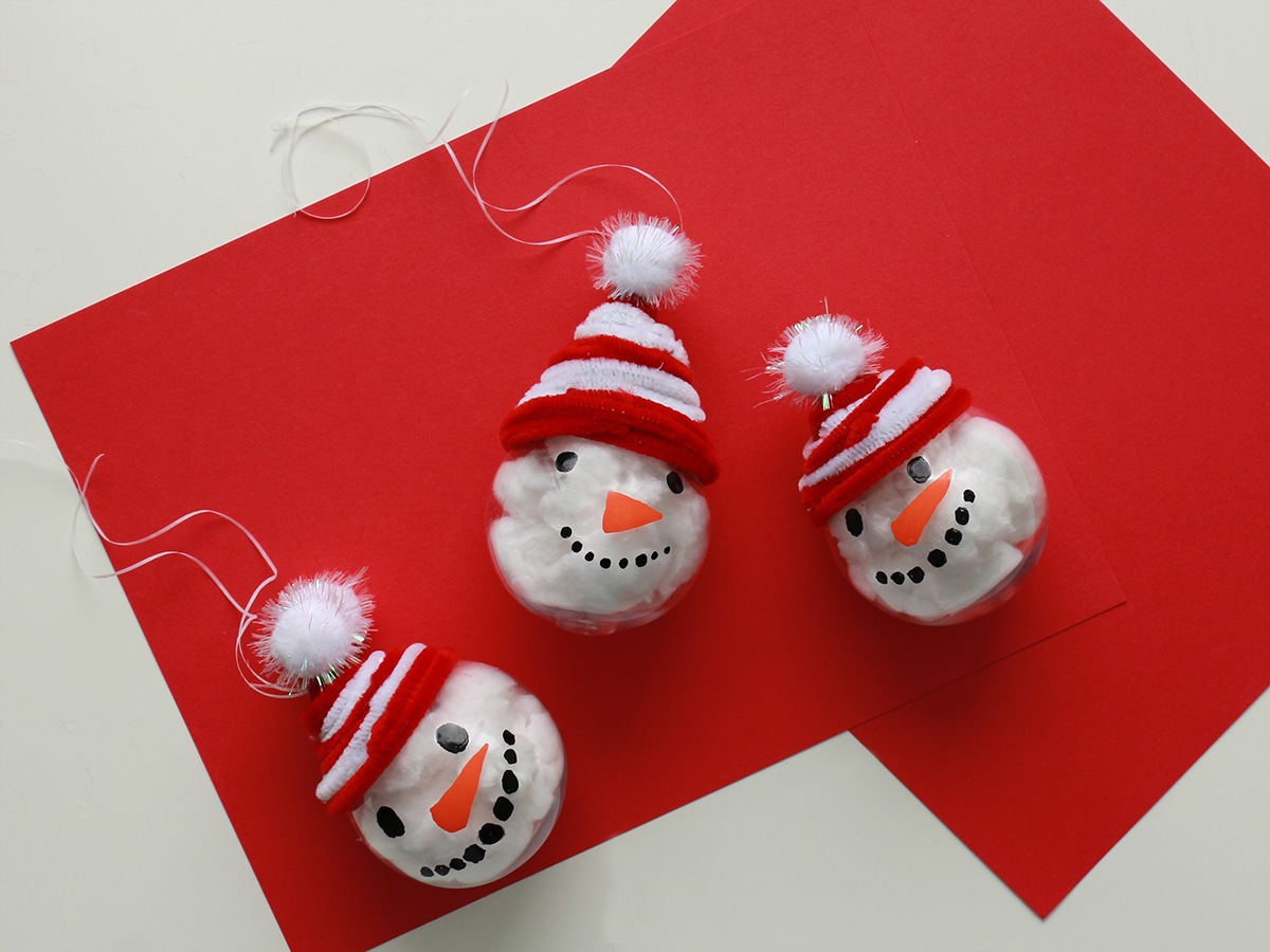 Snowman holiday ornament