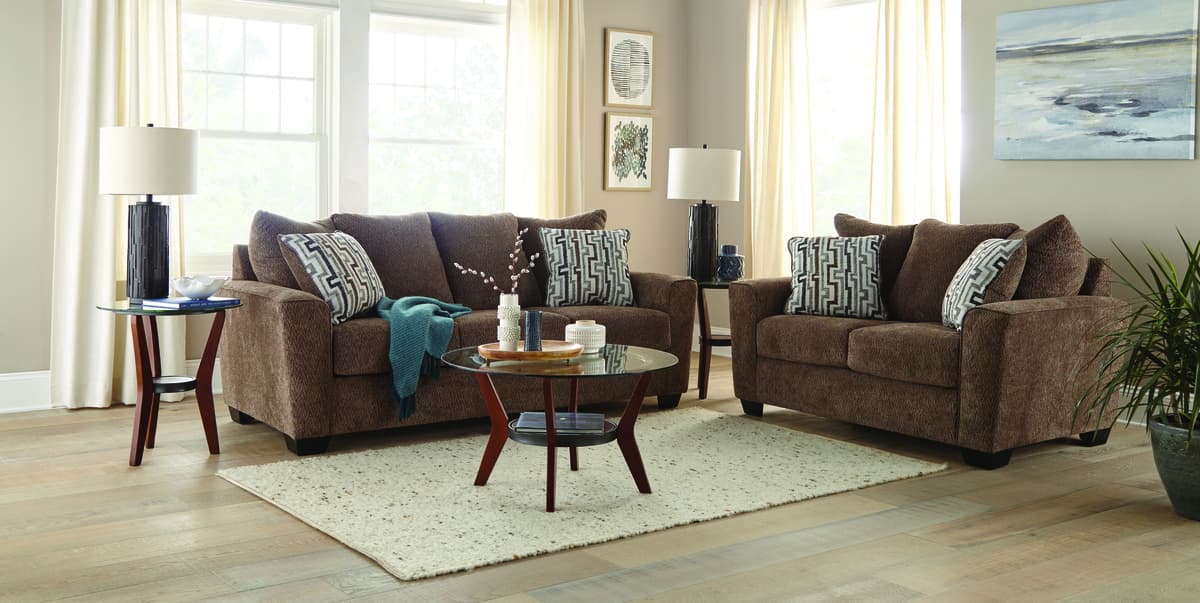 Twombley couch and loveseat living room set