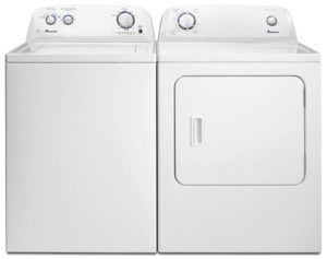 Amana 3.5 Cu. Ft. Top-Load Washer + 6.5 Cu. Ft. Electric Dryer