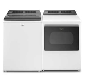 White Whirlpool Washer and Dryer