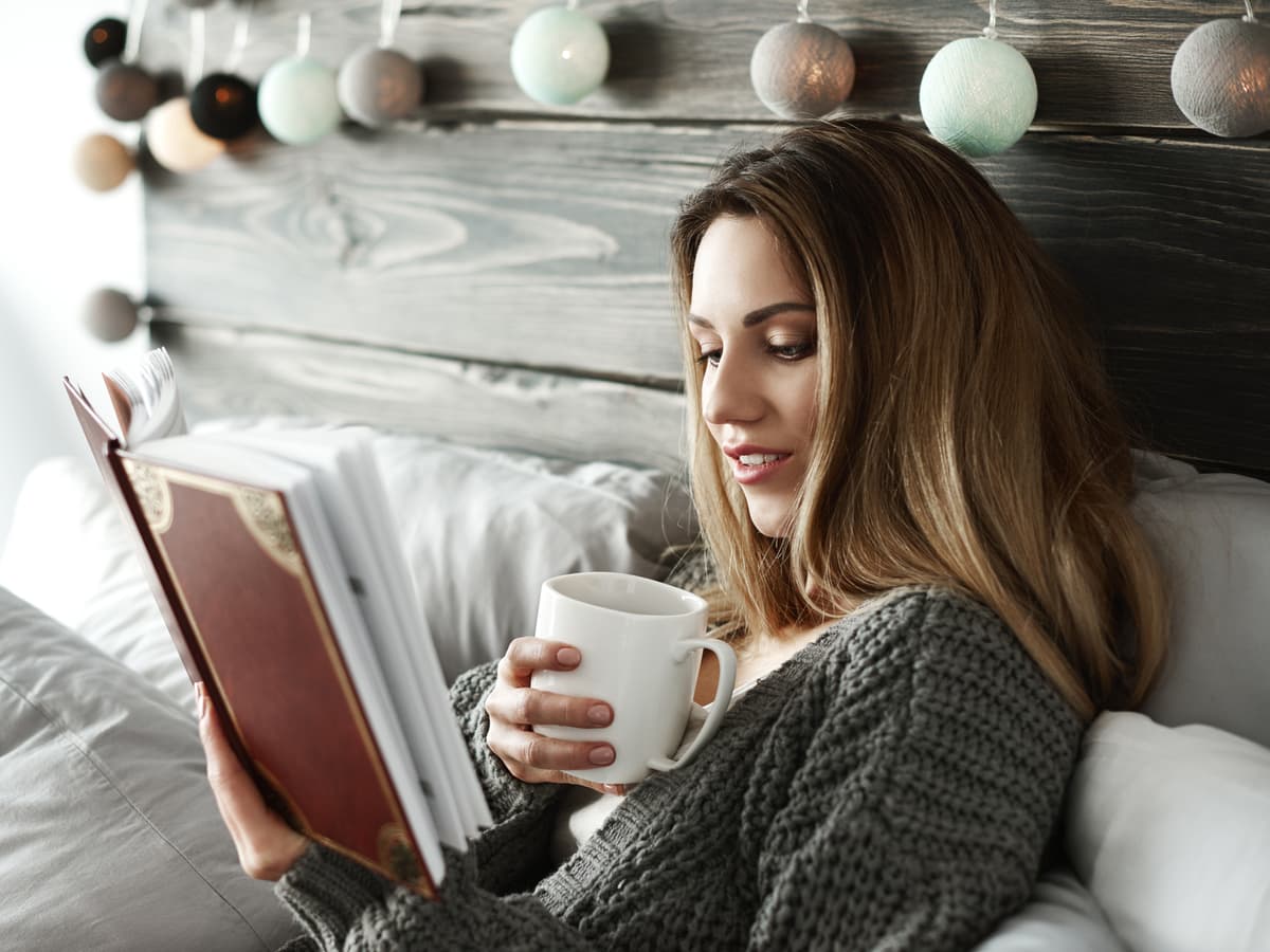 Lean Into That Page Turner: This is the Best Way to Read in Bed Comfortably