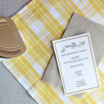 Once you have decided what to serve at your Thanksgiving feast, create a printable version of your menu with your computer using Microsoft Word. Before you print, flip the design so that the words are reversed. (<a href="https://www.youtube.com/watch?v=MFAVH3uu0Nw/?WT.z_position=blog" target="_blank">Watch this video to learn how</a> .) Print your menu onto iron-on transfer paper (we used Avery Iron-On Transfer Paper).