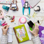 <strong>9. Trip Down Memory Lane.</strong> If you have some creative class moms who might want to collaborate on a group gift, a scrapbook is a great way to give a teacher the gift of remembering the whole class. Create a page for each student with a photo and a small hand-written sentiment or hand print, depending on the age of the children.