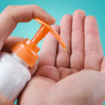 <strong>5. Squeaky Clean.</strong> Teachers go through a lot of soap and hand sanitizer. Place a variety of hand soaps and sanitizer in fun scents in a colorful bag or basket. Dollar stores often have a great variety to choose from.
