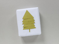 Tree Shape Paper Craft Gift Wrap