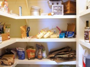 Kitchen pantry: before.