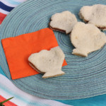 Finger sandwiches cut in shell shapes are perfect for lunch at the "beach."