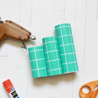 Wrap and glue the tubes together.