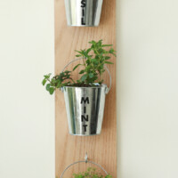 We found it easiest to add the labels once the containers were already hanging on the wall.
